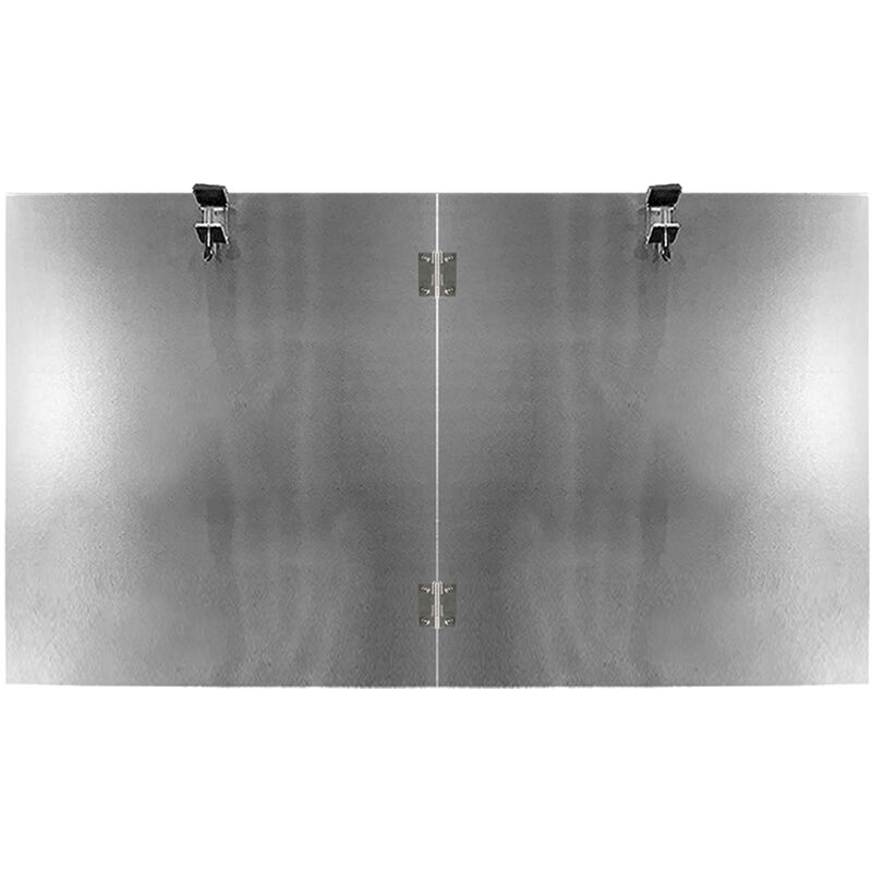 

Reflector colector termico de aluminio plateado,2 piezas