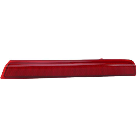 Reflector lateral para parachoques trasero MDX 2010-2013 ABS Rojo Clip de instalación [RGB]
