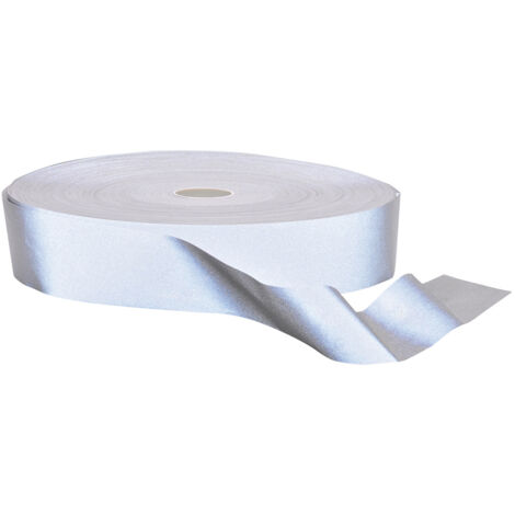 Reflektierende Band Hi-VisTex 100m Silber