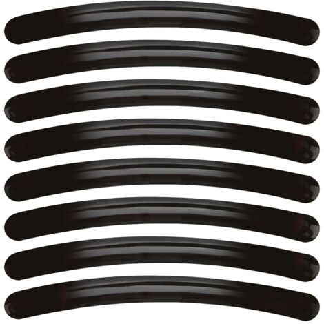 Reflektierende Epoxid-Speichenaufkleber - 8-teiliges Dekorationsset für Kawasaki Typ 2 (12 cm)