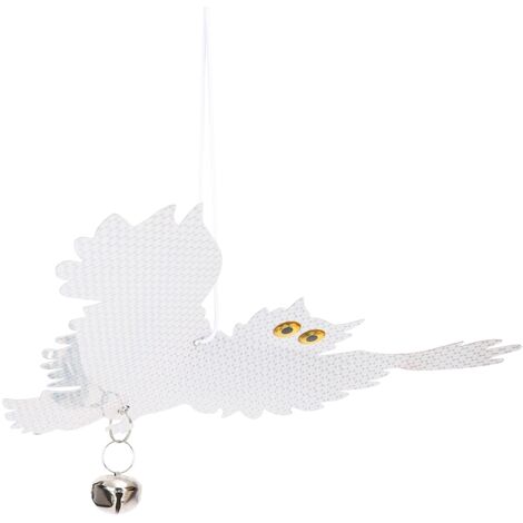 Reflektierender, eulenförmiger Vogelscheuchenhalter für den Garten - Hängender Vogelschutz
