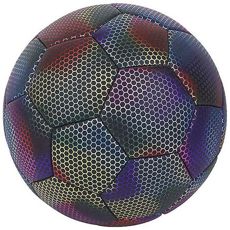 Reflektierender Fußball, leuchtender Fußball, Trainingsfußball für Erwachsene und Kinder