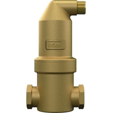 Reflex Exvoid Mikroblasenabscheider 9251010 A 3/4, IG 3/4", horizontal, 110 °C, 10 bar, Messing