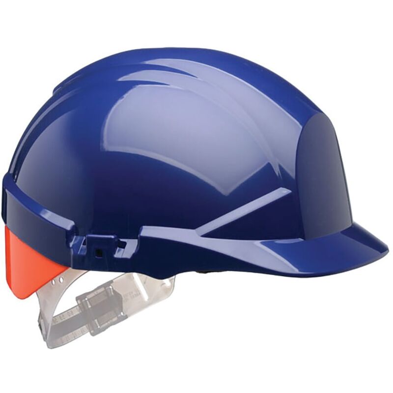 Centurion Reflex Blue Mid-peak Helmet with Silver Rear Reflective Flash S12BSA