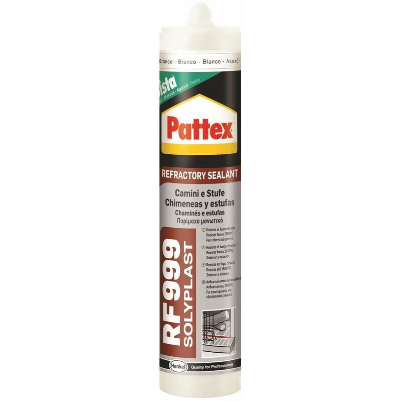 Pattex - Réfractaire de scellant en silicone pour les fournitures de barbecue Poêles