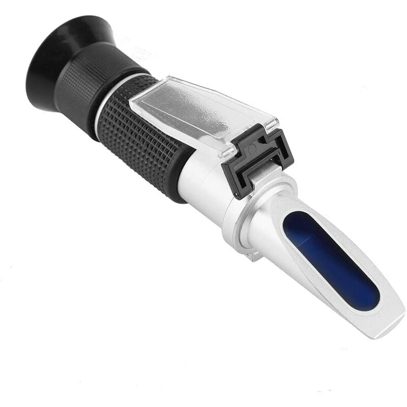 

Refractómetro de mano Refractómetro portátil de alcohol para vino 0-25% Vol 0-40% Brix 0-22 Baume Wine Detector tres en uno adecuado para bares,