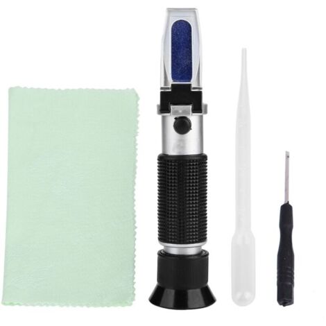 Réfractomètre Brix portable RZ120, testeur de sucre pour bière, vin et jus de fruits, 0-32 % ATC