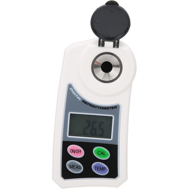 Réfractomètre Brix, Réfractomètre Numérique Brix, Compteur de Salinité du Sucre Portable avec une Sensibilité élevée, pour les Tests de Fruits
