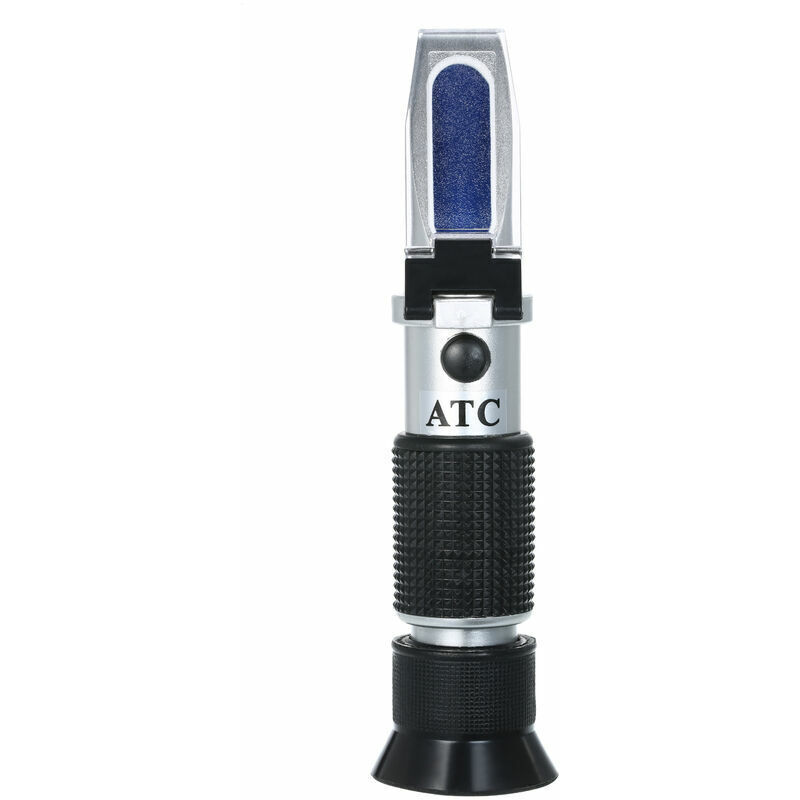 Refractometre De Salinite Densimetres D'Eau De Mer Portables Testeur De Salinite Optique Refractometre Atc Portable, Double Echelle: 0100‰ &