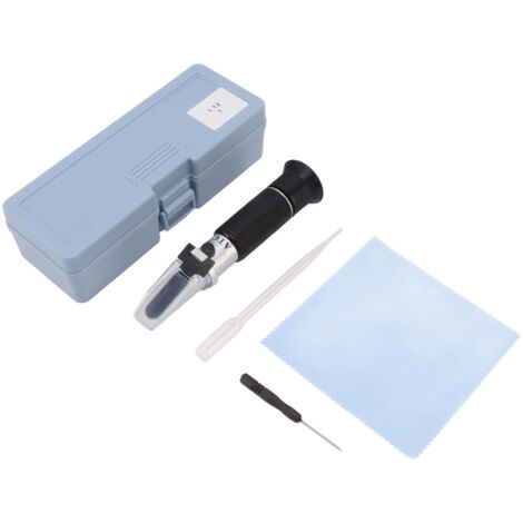 Réfractomètre portable léger pour mesure d'alcool, outil durable pour usage intérieur et extérieur.