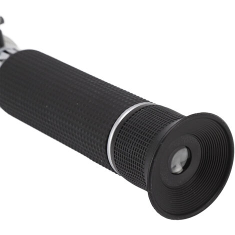 Réfractomètre Portable pour Mesurer la Concentration d'Alcool 0-80% Idéal pour le Vin et les Spiritueux avec Étui de Protection-KZQ