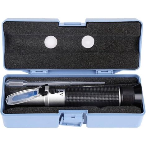 Réfractomètre professionnel, réfractomètre de test d'alcool portable 0-80%, instrument de mesure de compteur de testeur de vin