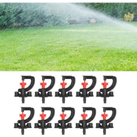Refraktionsdüsen-Sprühsystem, 10 Refraktionsdüsen Typ G, Mikro-Rotationsdüsen-Sprinkler für Gewächshäuser