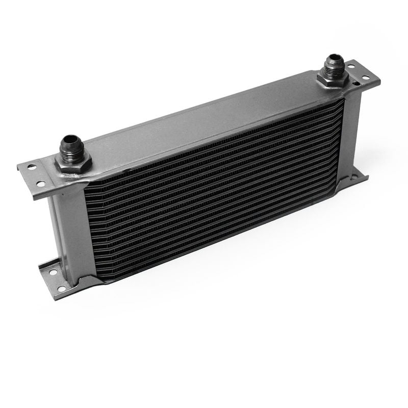 

Refrigerador de aceite externo negro 16 líneas Aluminio Enfriador Cooler Motores alto rendimiento