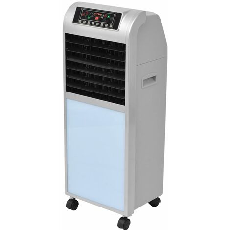 Refrigerador de aire 120 W 8 L 385 m³/h 37,5x35x94,5 cm - Plateado