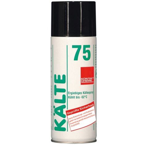 Réfrigérant en aérosol KÄLTE 75, Modèle : Aérosol de 200 ml