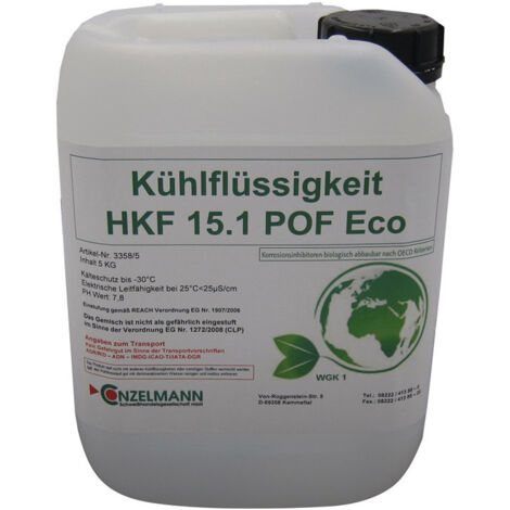 Réfrigérant HKF 15.1 POF ECO 10 kg bidon Protection antIgel jusquà -15 degr.