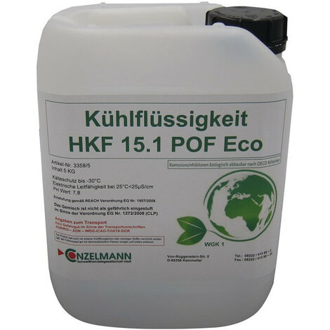 Refrigerante HKF 15.1 POF ECO Tanica da 10 kg Protezione antigelo fino a -15 gradi.