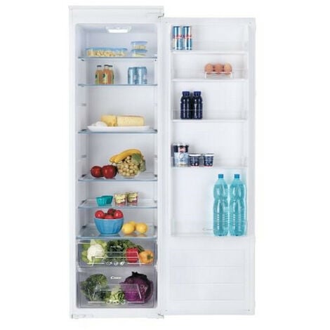 Réfrigérateur 1 porte intégrable à glissière 54cm 316l - Candy - cflo3550e/n - blanc