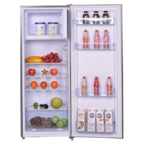 Réfrigérateur 218L avec congélateur 24L – 4 clayettes en verre – Classe E – Dégivrage automatique – Porte réversible – Frigelux - R4A218XE