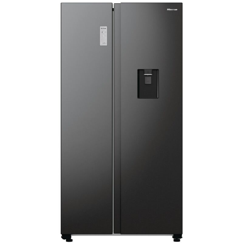 Réfrigérateur américain 91cm 547 ventilé, noir - Hisense - RS711N4WFE