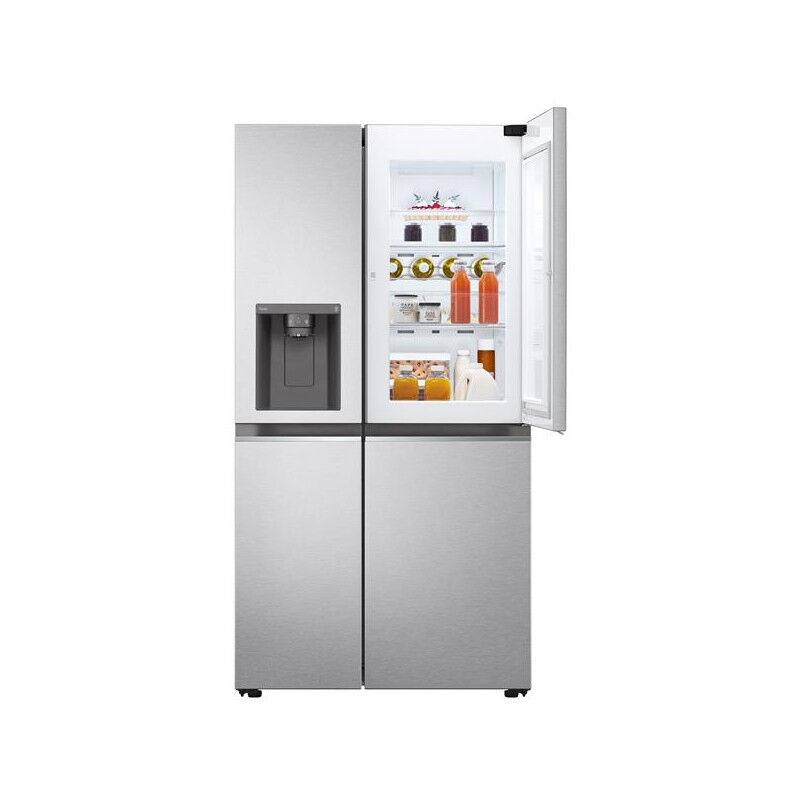 LG - Réfrigérateur Américain. Door-in-Door™, Door Cooling™, grande capacité GSJV80MBLE