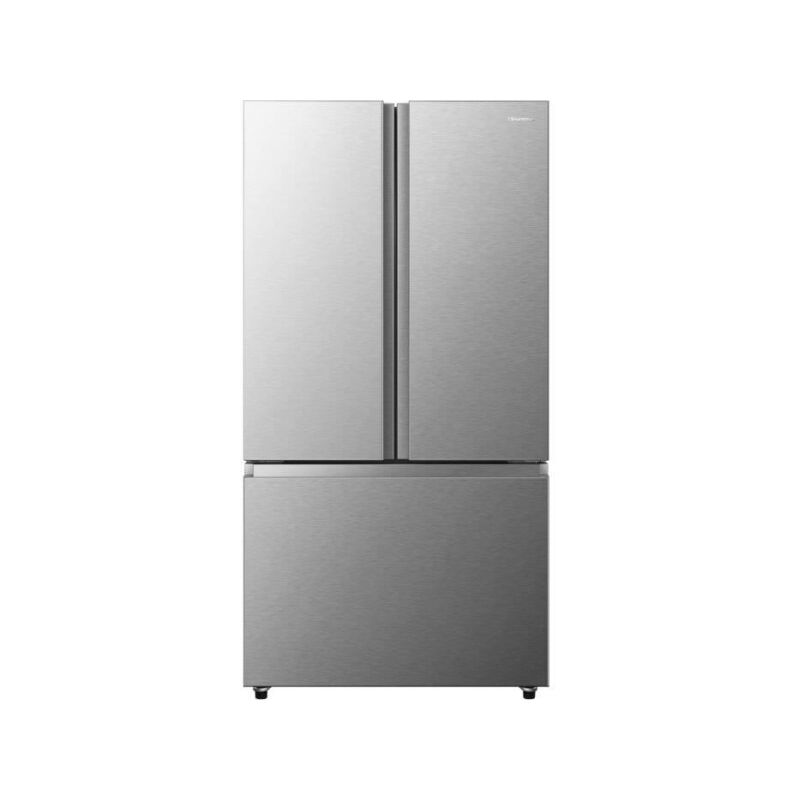 Refrigerateur Americain - Frigo HISENSE RF815N4SASE - 2 Portes + 1 tiroir - Pose libre - Capacité 635L - L91,4 cm - Inox