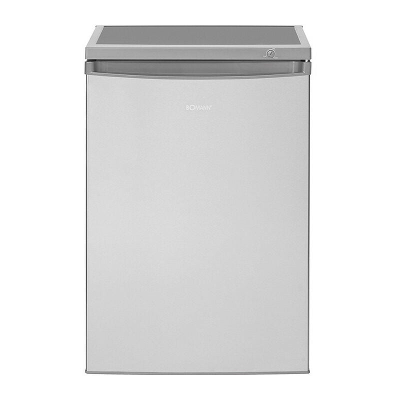 Bomann - Réfrigérateur avec petit congélateur 120L inox ks 2184.1 inox