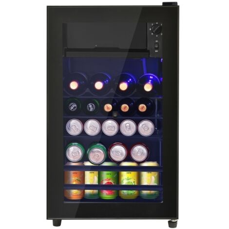 Réfrigérateur compact 76 L LED 51 canettes silencieux 6 L 70 L