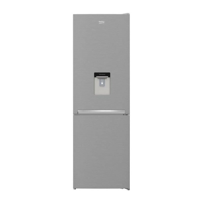 Beko - Réfrigérateur congélateur bas CRCSA366K40DXBN - 343 l (223+120) - métal brossé