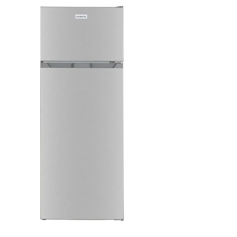 Oceanic - Réfrigérateur congélateur haut 206L - Froid statique - Silver - L54,5 x h 143 cm