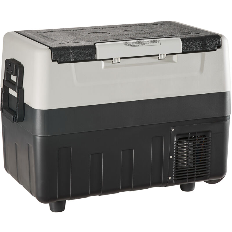 Mophorn - 35L Réfrigérateur-Congélateur de voiture Portable - 12/24 v cc 100-240V ac Refroidisseur à compresseur à double zone 0,6 kW.h -20 °c à 10