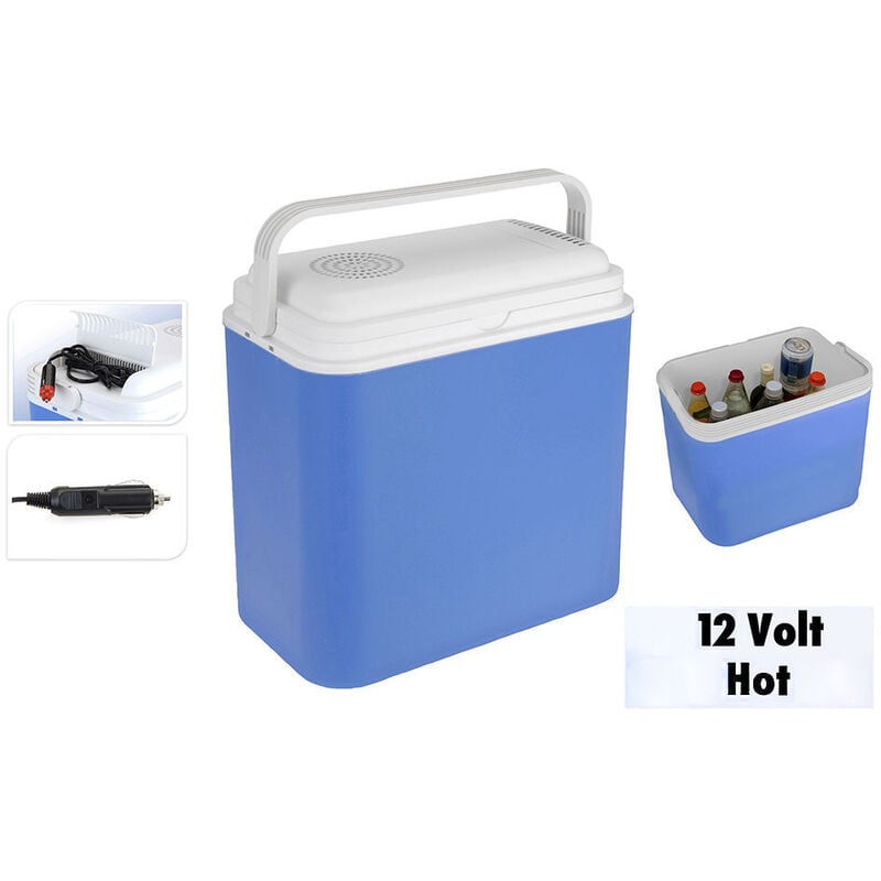 Mibricotienda - Réfrigérateur De Camping 24 l. Adaptateur De Voiture 12v Dc 39x24x39cm Atlantic