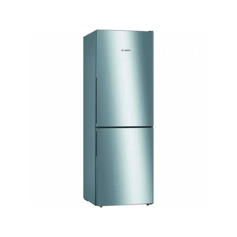 Bosch - Refrigerateur - Frigo KGV33VLEAS - congélateur bas - 288L (194+94) - Froid brassé - l 60cm x h 176cm - Inox