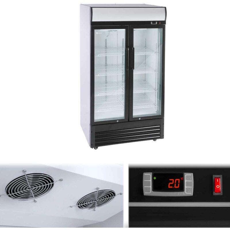 Royal Catering - Réfrigérateur Frigo Compact Freezer Frigidaire 630 l Thermostat Numérique