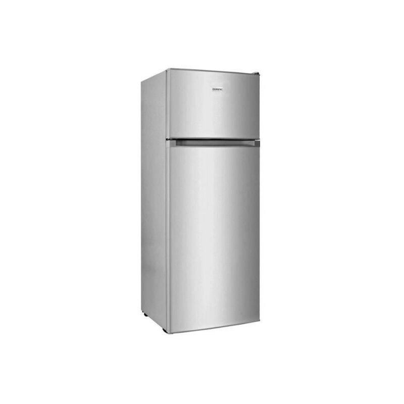 Oceanic - Refrigerateur - Frigo congélateur haut OCEAF2D206S1 - 206L - Froid statique - L54 cm x H145 cm - Silver
