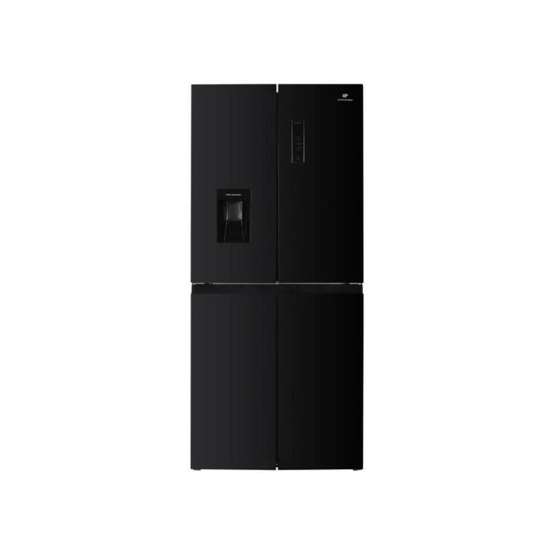 Continental Edison - Refrigerateur - Frigo CERA4D464B multi portes 464L - Total No Frost (Sans givre) - L79 cm x h 180cm - Noir