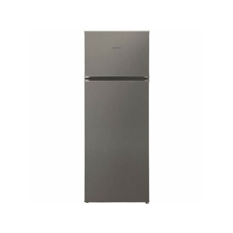 Indesit - Refrigerateur - Frigo I55TM4110X1 - congélateur haut - 213L (171 + 42) - Froid Statique - l 54 cm x h 144 cm - Inox