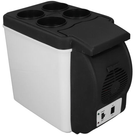 Réfrigérateur portable 12V 6L pour voiture, silencieux et multifonction, qualité alimentaire