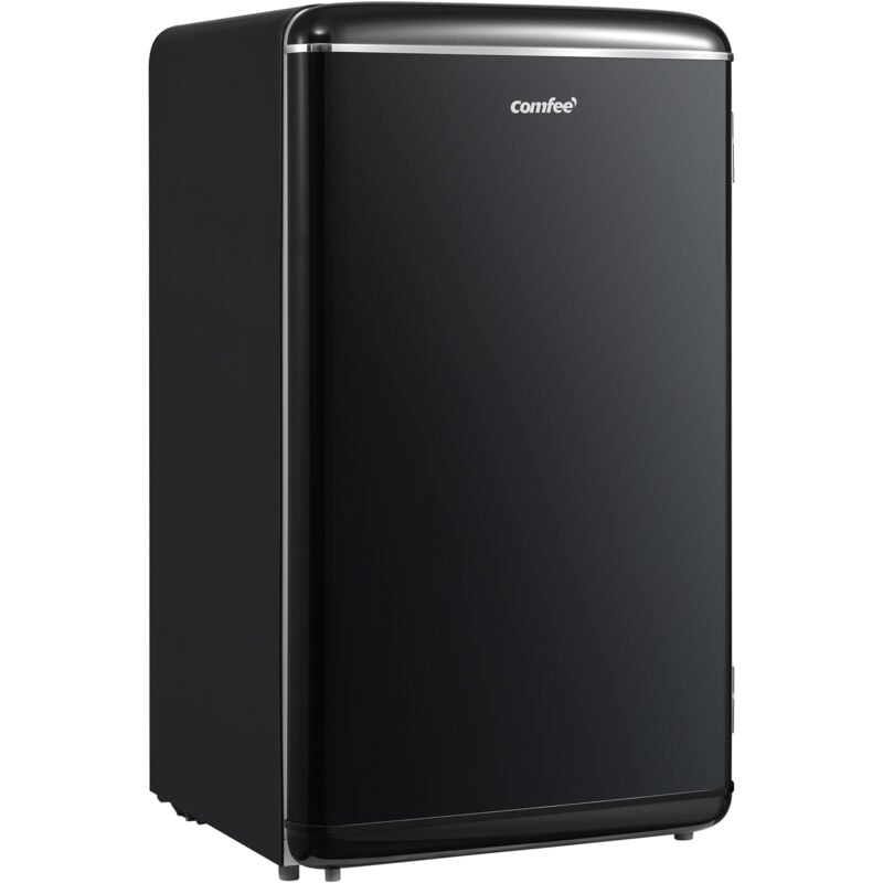 Réfrigérateur Table Top - Frigo Vintage - Comfee RCD93BL2EURT(E) - 93L - Froid statique - Classe E - Noir