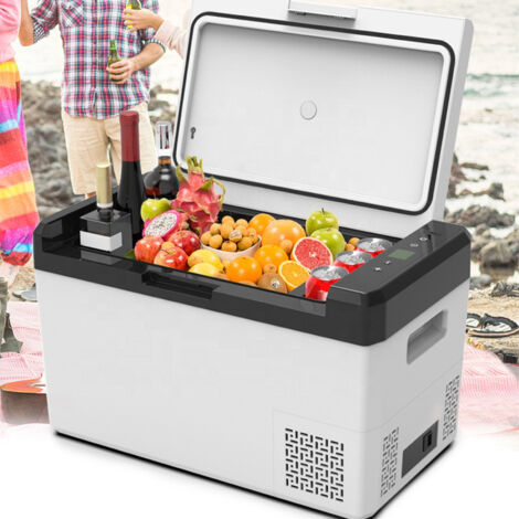 Réfrigérateur Voiture Connecté 25L - Freezer Portable Connecté App pour Camping/RV - 45W jusqu'à -22°C