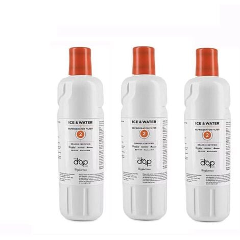 DEWDAT refrigerator water filter fllter2 D2 refrigerator filter cartridge 3pcs