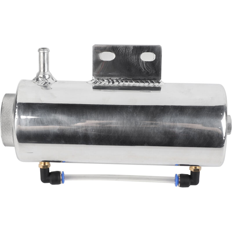 Jeffergarden - Refroidissement de réservoir de liquide de refroidissement de débordement d'alliage d'aluminium 500ML pour la prise d'eau de radiateur