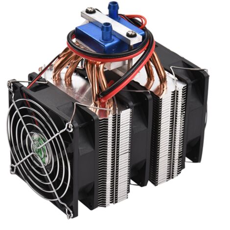 Refroidisseur Aquarium 180W Haute Puissance - Système de Refroidissement par Semi-conducteur avec 6 Tubes de Dissipation de Cuivre pour Aquarium 40 Litres