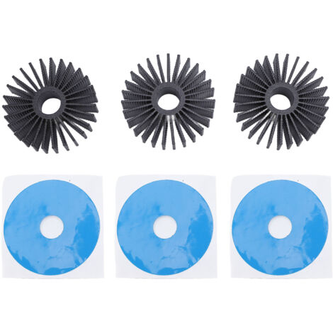 Refroidisseur Circulaire pour Motor 3D Printer - 36mm Aluminium - 3 Refroidisseurs avec Adhésif Thermique Préappliqué