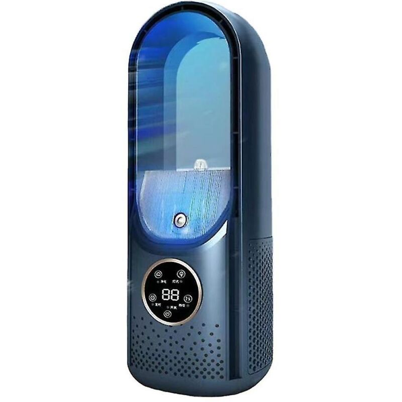 Refroidisseur d'air Affichage led Climatisation Humidification Ventilateur électrique 6 vitesses Minuterie silencieuse Ventilateur Humidi