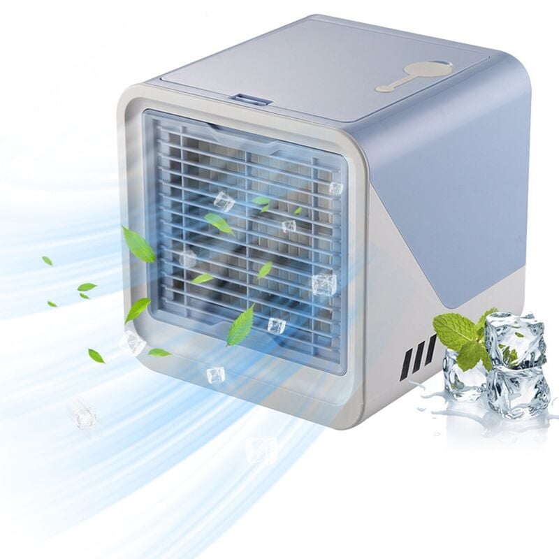 Ranipobo - Refroidisseur d'Air climatiseur climatiseur Mobile Air cooler 3 en 1 Ventilateur climatiseur Humidificateur Purificateur d'air-bleu
