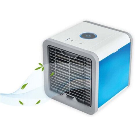 Refroidisseur d'air Portable, Climatiseur Mobile Mini, Humidificateur, Purificateur,Soufflage grand angle à 120°