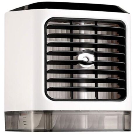 Refroidisseur d'air portable pour la maison, unité de climatisation portable, réservoir d'eau à 3 vitesses, humidificateur coloré