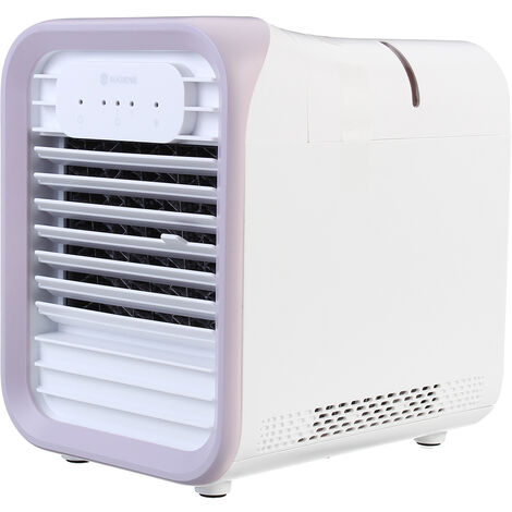 【Refroidisseur d'air + ventilateur + humidificateur】 Agenbe air refroidisseur air climatiseur ventilateur Mini portable Humidificateur d'air évaporatif sans bruit avec 500 ml de grand réservoir d'eau
